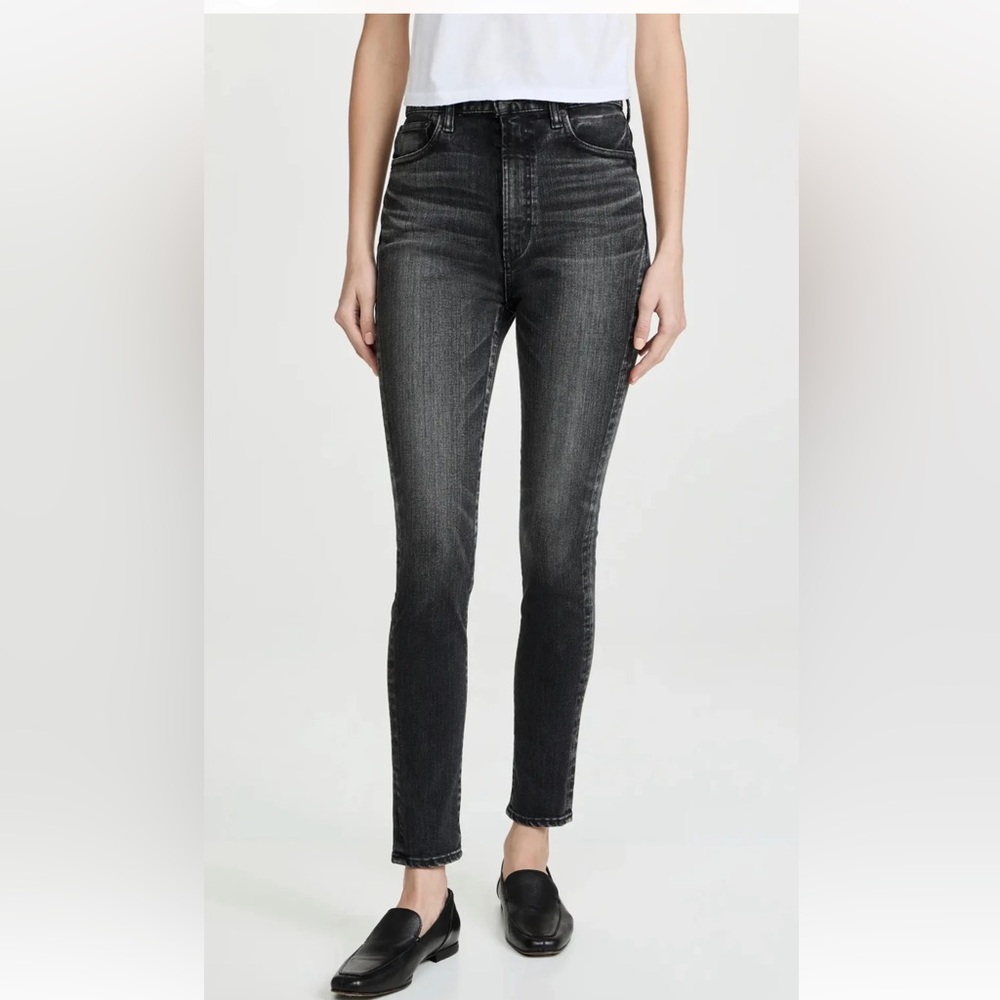 Moussy Charcoal Skinny Jeans